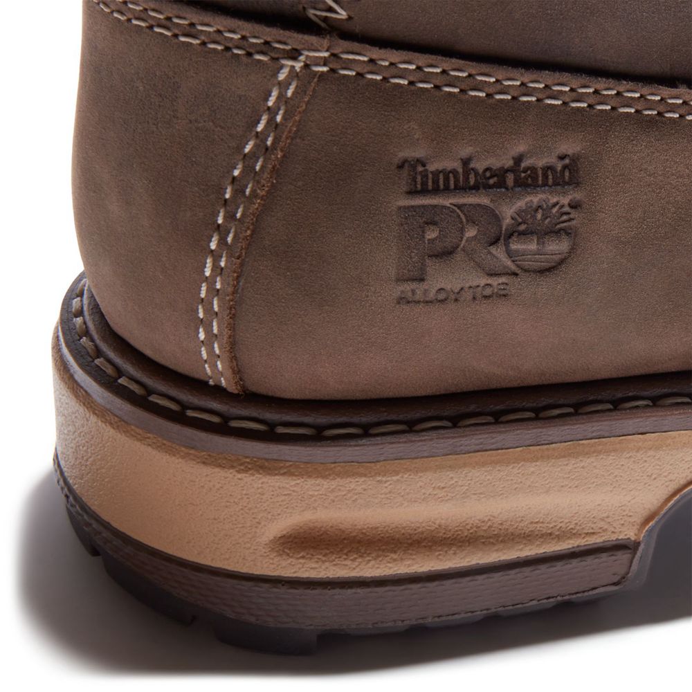 Bocanci De Muncă Timberland Dama Maro - Pro® Hightower 6” Alloy Toe - Romania - PVQHNJ360